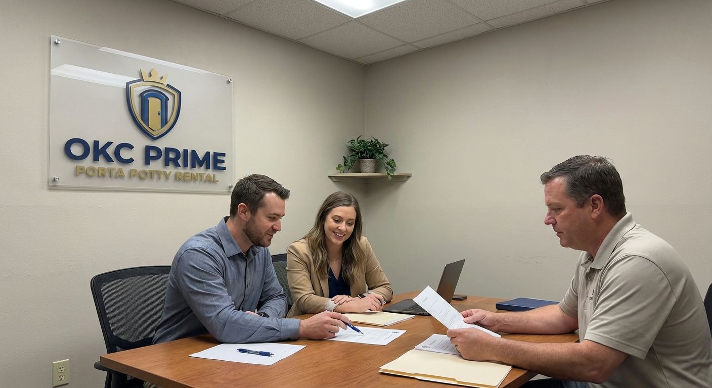 OKC Prime team meeting in office